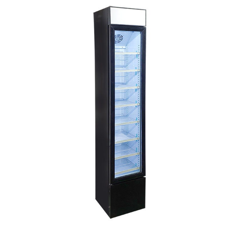 Slimline Cooler built in Fridge with Led Light Box 105L